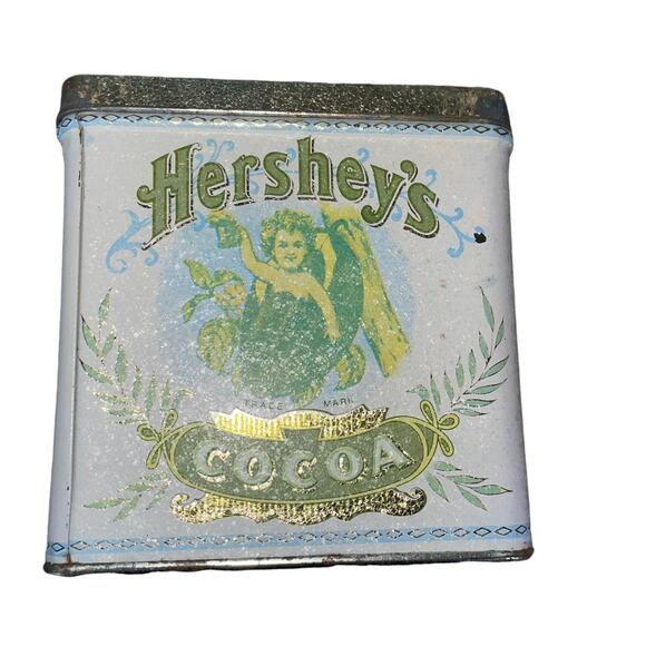 Hershey's Cocoa vintage collectible tin with cherub baby image - Picture 5 of 5